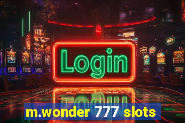 m.wonder 777 slots